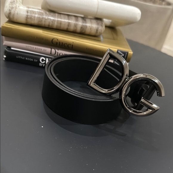 Black Belt with DG Buckle - Picture 2 of 4